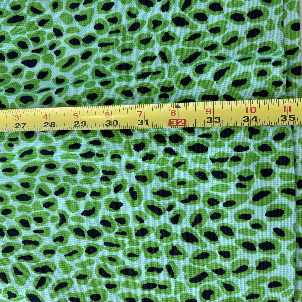 Lilly Pulitzer Green and Blue Tiger/Paisley Patterned Dress - Picture 7 of 7